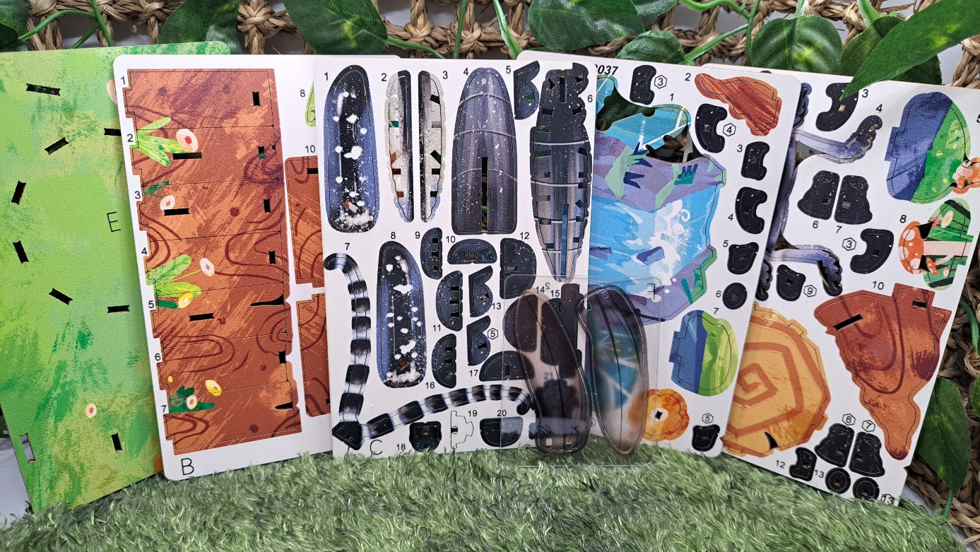 ▶ Longhorn beetle - High Quality 3D Wooden Insects Puzzle (2024 ver.)