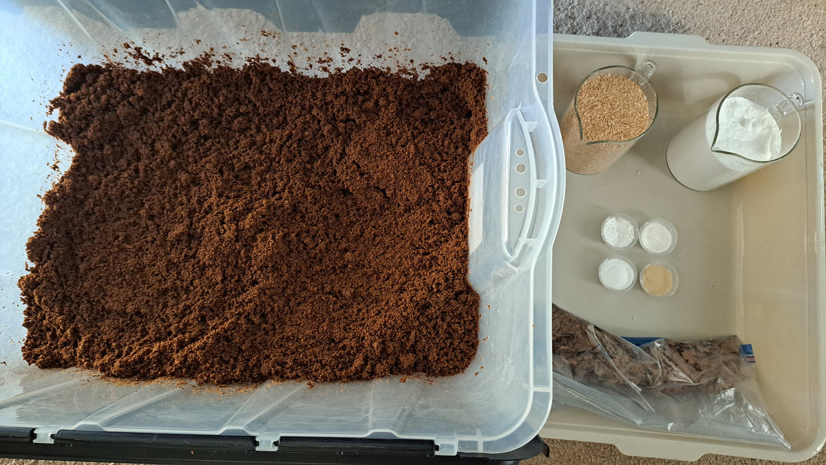 Flake Insect How to make flake soil – LB Insect Supply