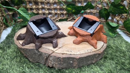 ▶ LB Half Jelly Holder - Natural Stump Style Feeder (For KIB Jelly Holder)