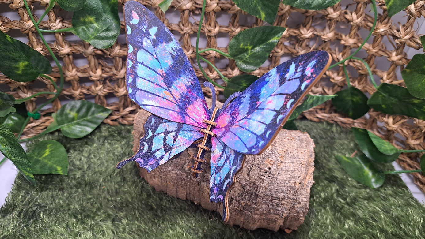 ▶ Butterfly - High Quality 3D Wooden Insects Puzzle (2024 ver.)